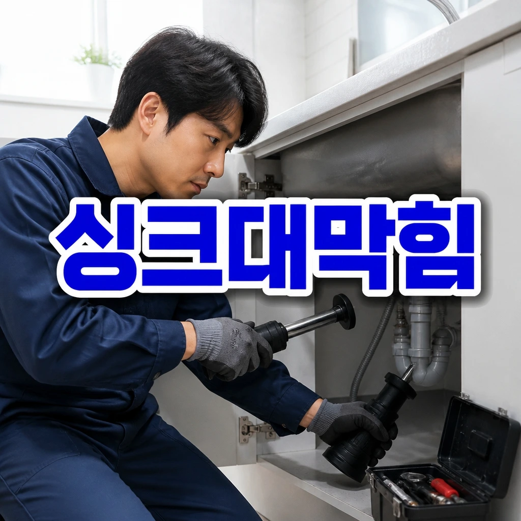 대전광역시 집수리업체추천 - 싱크대막힘 관련 상담 안내 이미지